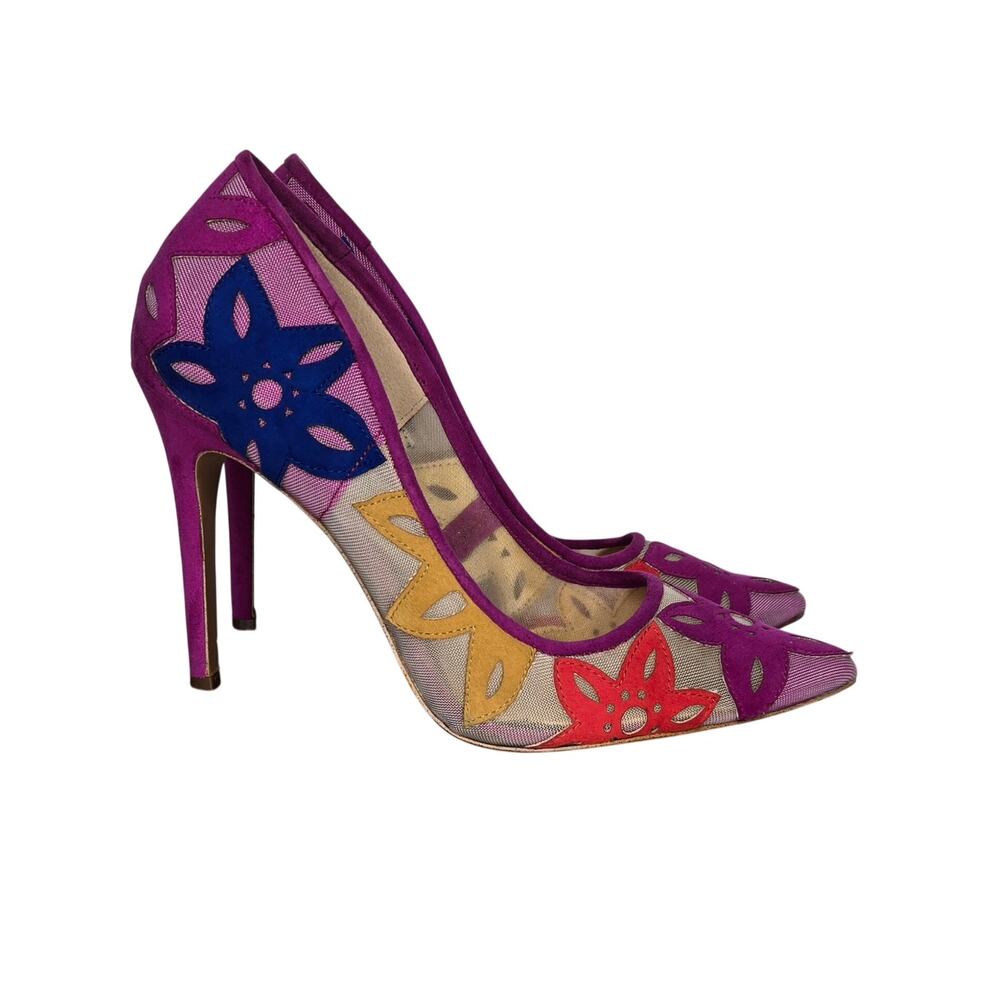 JESSICA SIMPSON Perie Floral Cut Out Pumps Size 7.5